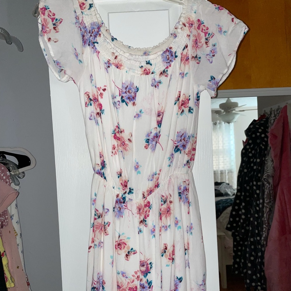 Hollister Floral Off The Shoulder Romper